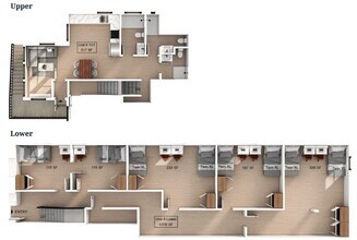 5 Bedroom | 3 Bath Private-Standard floor plan